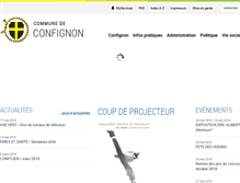 Tablet Screenshot of confignon.ch